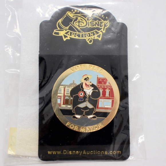 NEW Disney Auctions Pete for mayor pin
